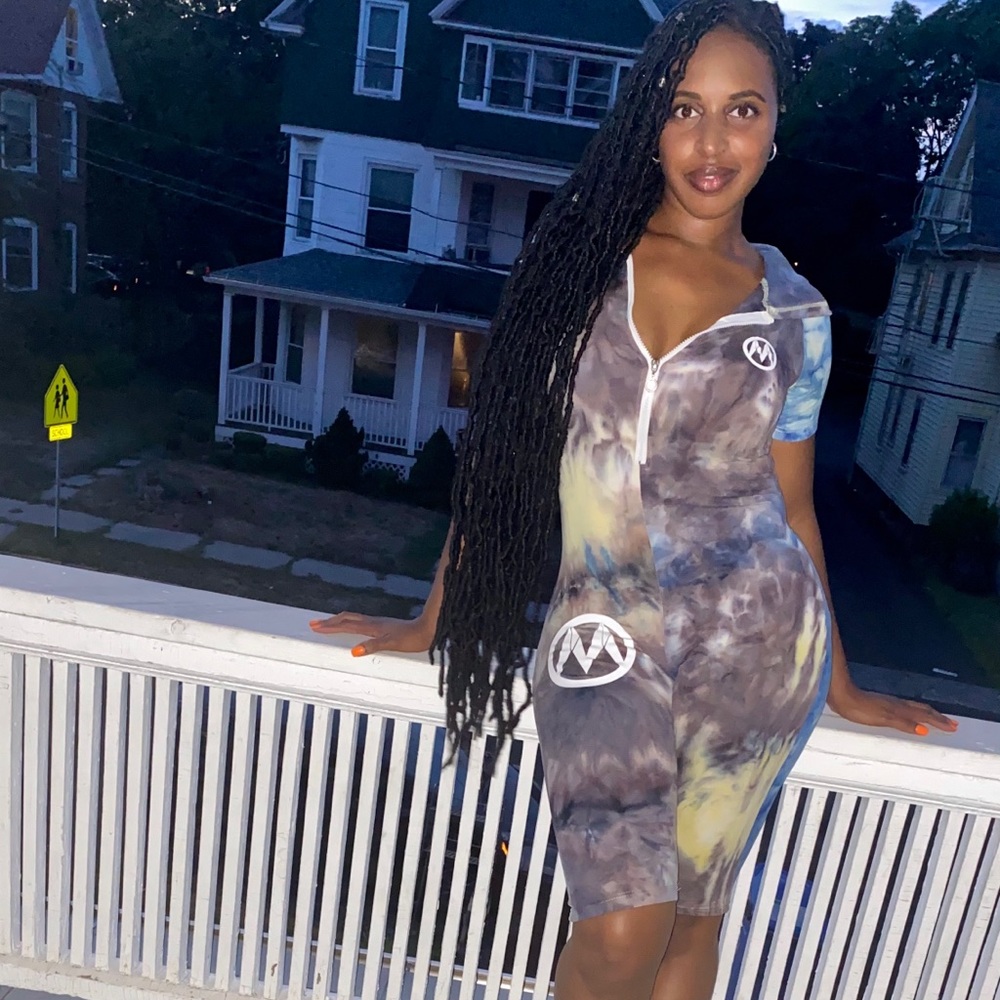 Tie dye one piece